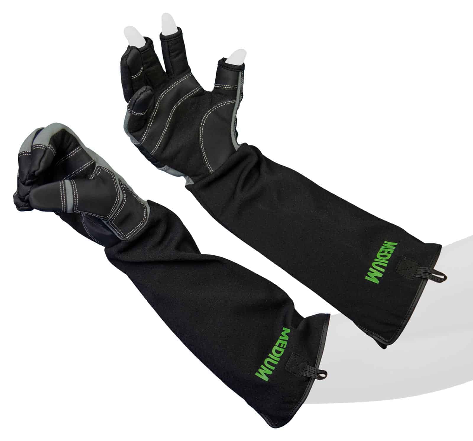 Medium ArmOR Hand GloveCut Finger Animal Handling Gloves 