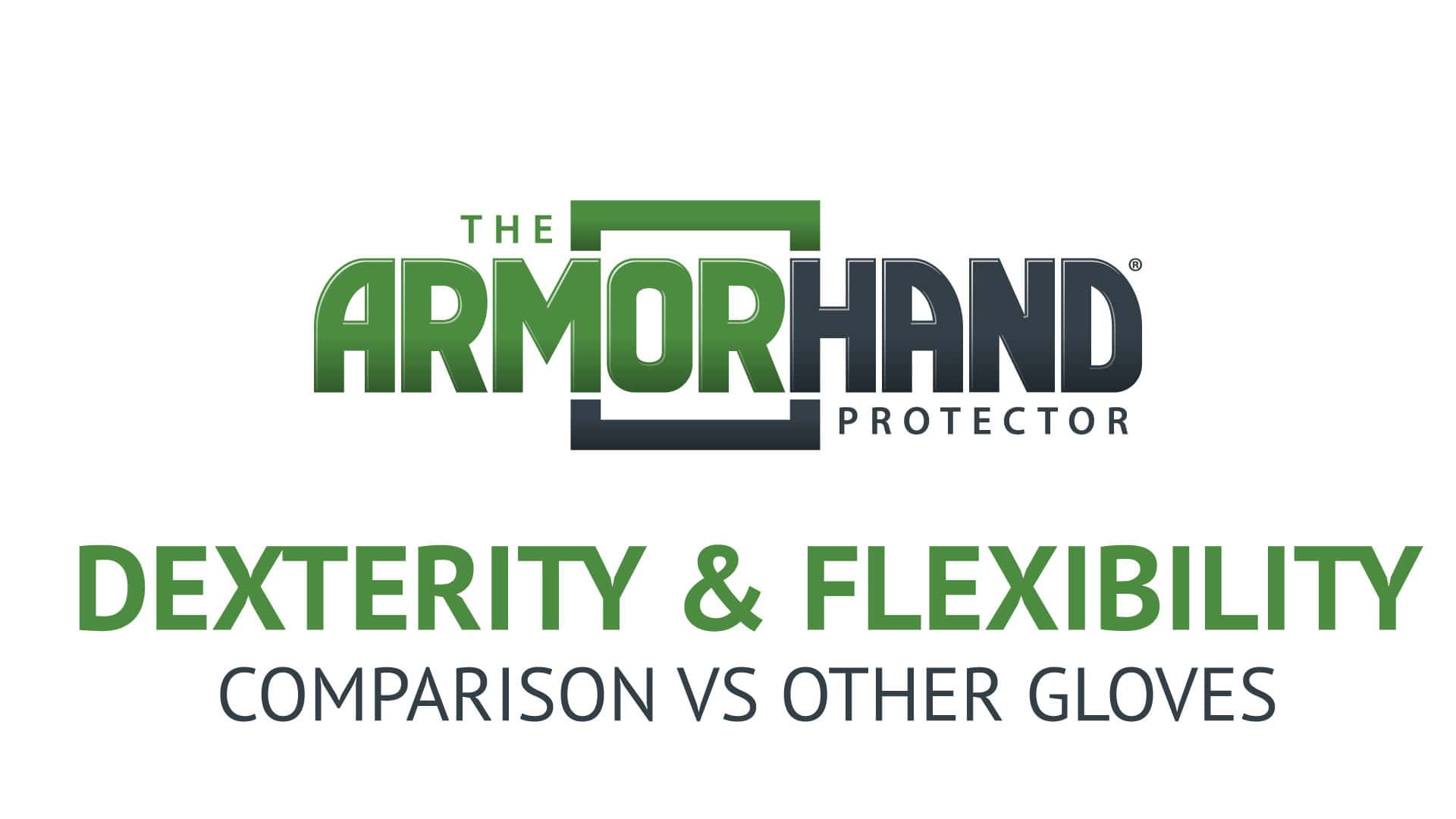armor hand glove comparison video cover